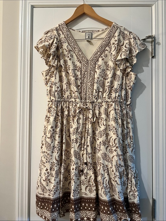 Anthropologie Dresses & Skirts - V-Neck Flutter Sleeve Midi Dress bohemian-